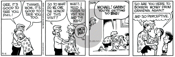 Grand Avenue on Tuesday September 4, 2001 Comic Strip