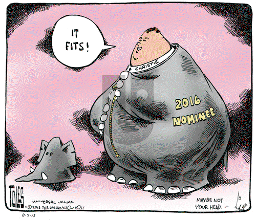 Tom Toles on Thursday November 7, 2013 Comic Strip