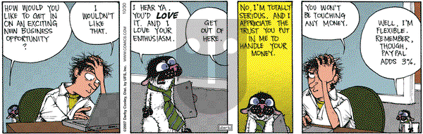 Get Fuzzy on Tuesday October 30, 2007 Comic Strip