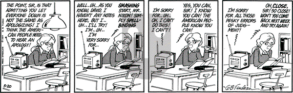 Doonesbury on Friday May 20, 1977 Comic Strip