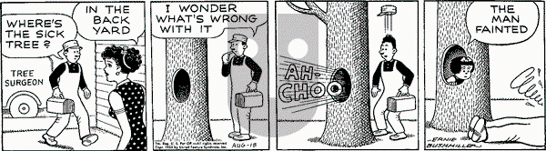 Nancy Classics - Thursday August 1, 2024 Comic Strip