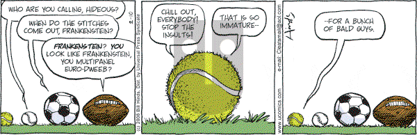 Cleats - Friday February 10, 2006 Comic Strip