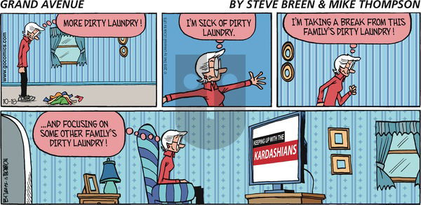 Grand Avenue on Sunday October 18, 2015 Comic Strip