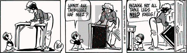 Rose is Rose on Saturday October 24, 1987 Comic Strip