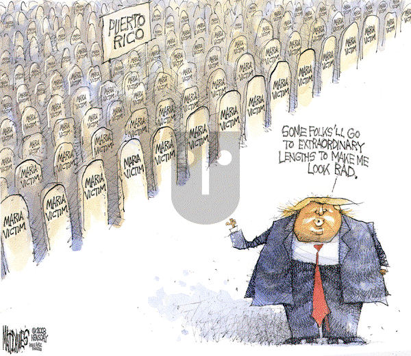 Matt Davies on Friday September 14, 2018 Comic Strip