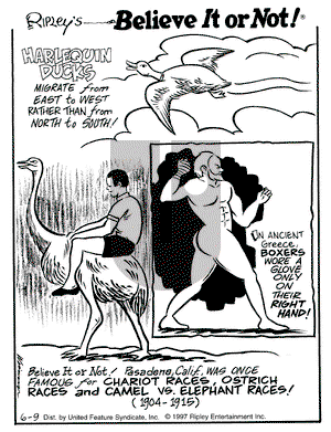 Ripley's Believe It or Not on Friday December 4, 1998 Comic Strip