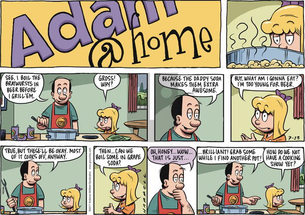 Adam@Home on Sunday July 23, 2017 Comic Strip