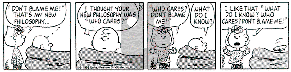 Peanuts on Saturday February 20, 1988 Comic Strip
