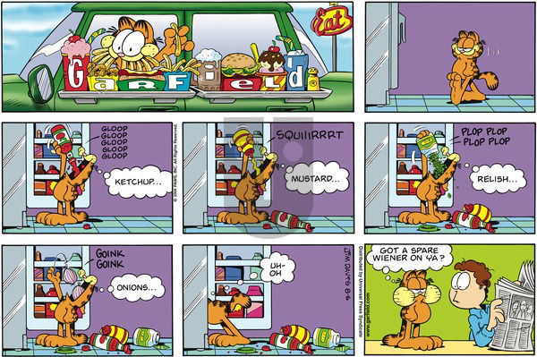 Garfield on Sunday August 6, 2006 Comic Strip