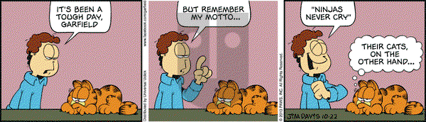 Garfield on Tuesday October 22, 2013 Comic Strip