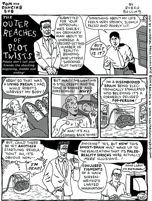 Tom the Dancing Bug on Saturday September 14, 2002 Comic Strip