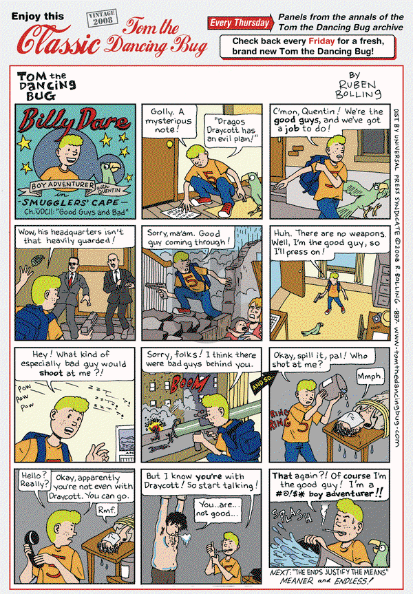 Tom the Dancing Bug on Thursday March 23, 2017 Comic Strip