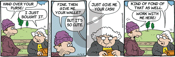 Lola on Monday April 25, 2016 Comic Strip