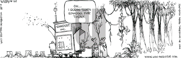 Non Sequitur - Friday June 28, 2002 Comic Strip