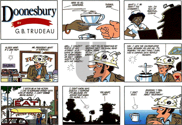 Doonesbury on Sunday October 1, 1989 Comic Strip