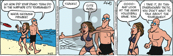 Cleats on Wednesday July 27, 2005 Comic Strip