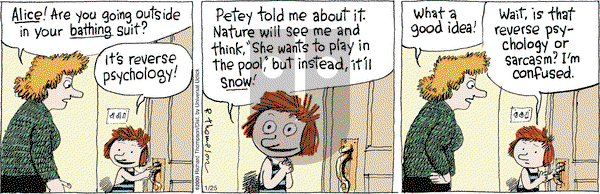 Cul de Sac on Saturday January 25, 2014 Comic Strip