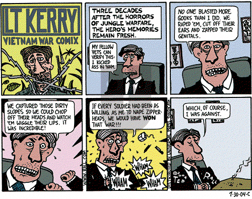 Ted Rall on Tuesday August 3, 2004 Comic Strip