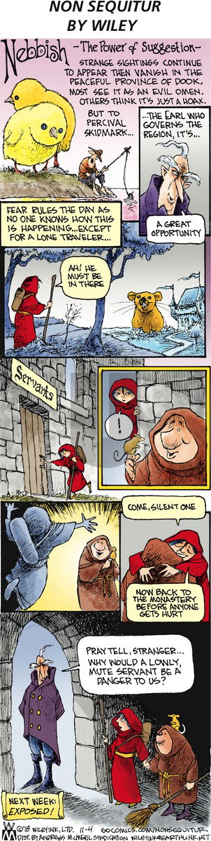Non Sequitur on Sunday November 4, 2018 Comic Strip
