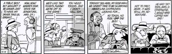 Doonesbury on Thursday December 15, 1988 Comic Strip