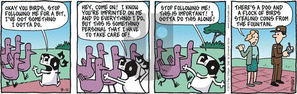 Pooch Cafe on Friday September 11, 2015 Comic Strip