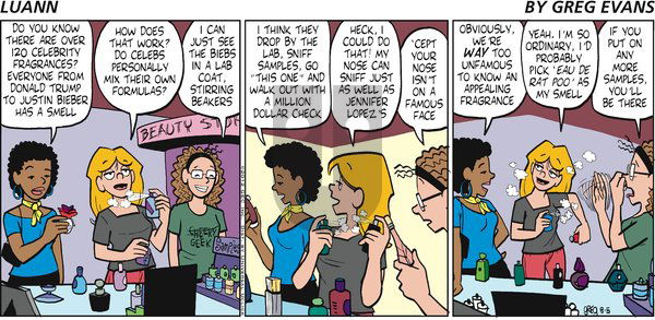 Luann on Sunday August 5, 2012 Comic Strip