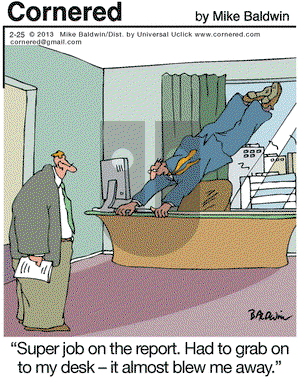 Cornered on Monday February 25, 2013 Comic Strip
