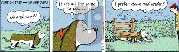 Fred Basset on Friday December 17, 2010 Comic Strip