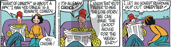 Rose is Rose on Tuesday March 15, 2016 Comic Strip