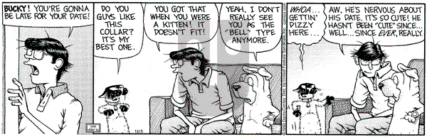 Get Fuzzy on Friday December 3, 1999 Comic Strip