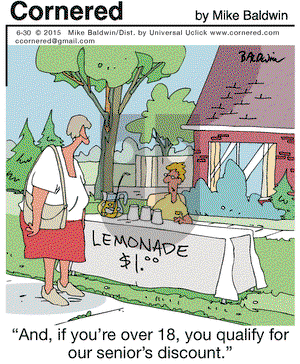 Cornered on Tuesday June 30, 2015 Comic Strip