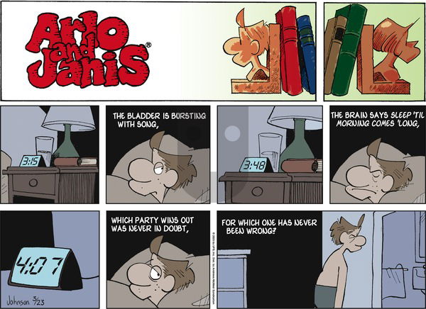 Arlo and Janis on Sunday March 23, 2025 Comic Strip