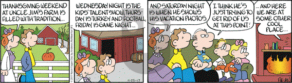 Drabble on Saturday November 25, 2017 Comic Strip