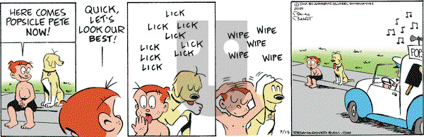 Red and Rover on Thursday July 15, 2021 Comic Strip