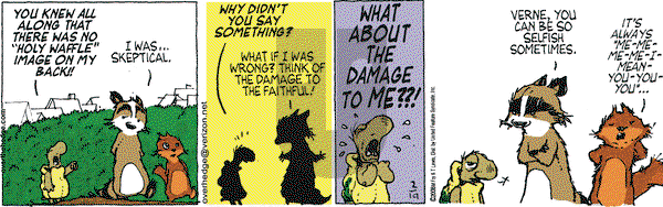 Over the Hedge on Tuesday February 19, 2008 Comic Strip