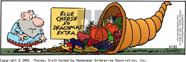 Frank and Ernest on Thursday November 21, 2002 Comic Strip