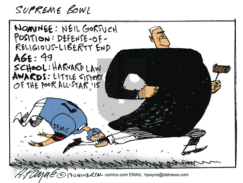 Henry Payne on Tuesday January 31, 2017 Comic Strip