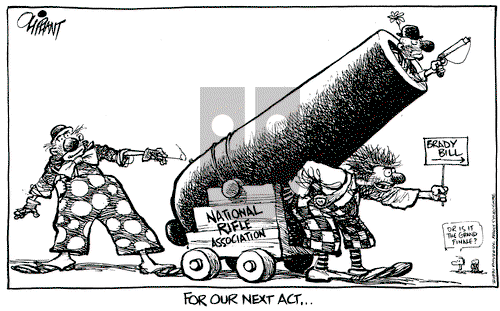 Pat Oliphant on Saturday April 6, 1991 Comic Strip