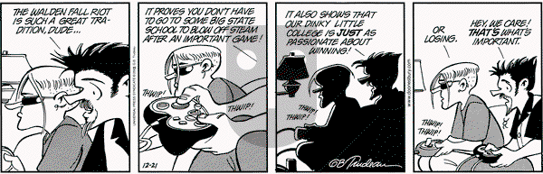 Doonesbury on Saturday December 21, 2002 Comic Strip