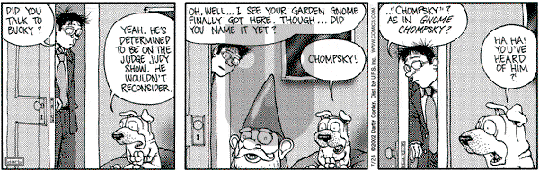 Get Fuzzy on Wednesday July 24, 2002 Comic Strip
