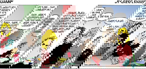 Luann on Sunday July 8, 2001 Comic Strip