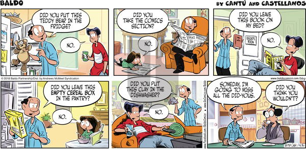 Baldo on Sunday August 19, 2018 Comic Strip