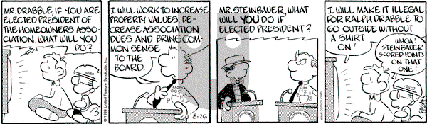 Drabble on Thursday August 26, 1999 Comic Strip