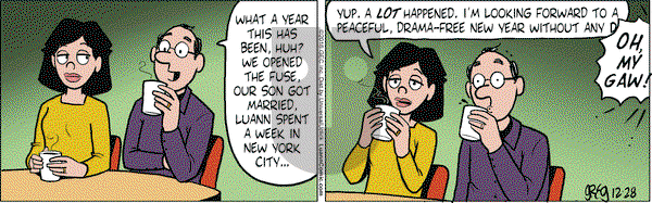 Luann on Wednesday December 28, 2016 Comic Strip