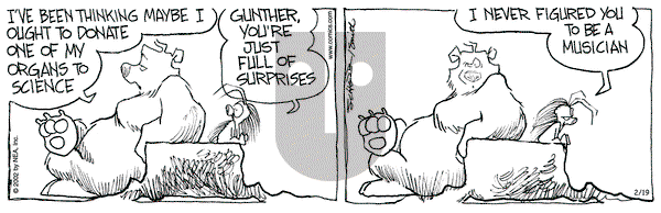 The Grizzwells on Tuesday February 19, 2002 Comic Strip