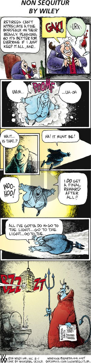Non Sequitur on Sunday March 1, 2015 Comic Strip