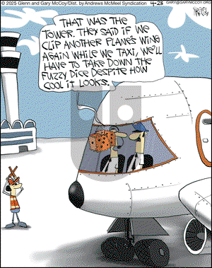 The Flying McCoys on Wednesday April 23, 2025 Comic Strip