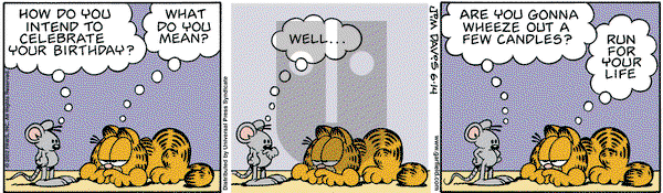 Garfield - Friday June 14, 2002 Comic Strip