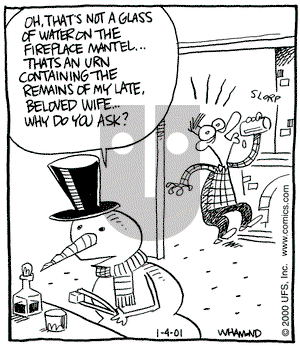 Reality Check on Thursday January 4, 2001 Comic Strip