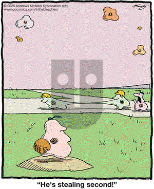 In the Bleachers on Thursday June 12, 2025 Comic Strip